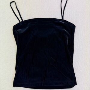 No Boundaries Black Velvet Camisole